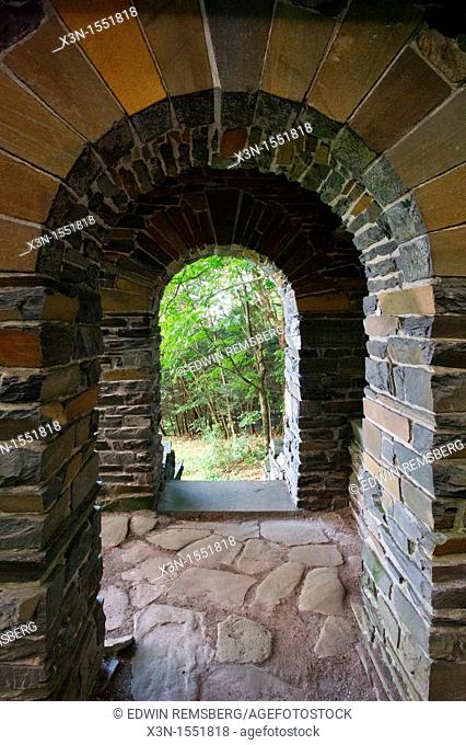 Stone archways of Naulakha, Rudyard Kipling house, Brattleboro Vermont