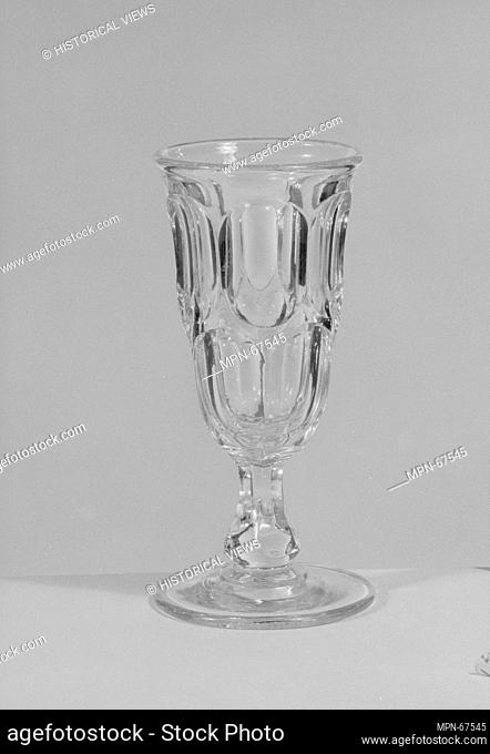 Parfait Glass. Date: 1830-70; Geography: Made in United States; Culture: American; Medium: Pressed glass; Dimensions: H. 5 in. (12