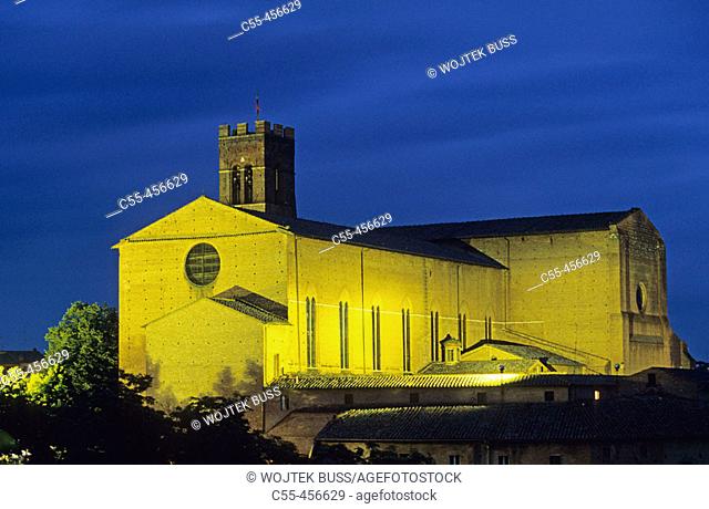 Church of San Domenico, Siena. Tuscany, Italy