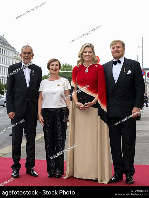King Willem-Alexander and Queen Maxima of The Netherlands, Alexander Van der Bellen, Federal President of the Republic of Austria and Mrs
