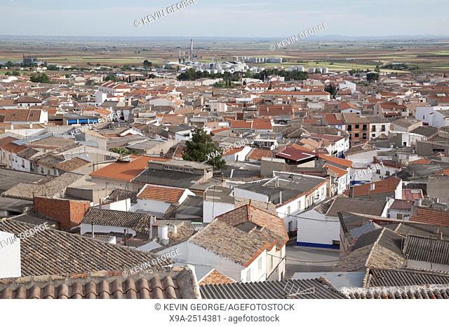 View of Campo de Criptana; Castilla La Mancha; Spain