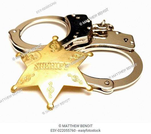 Sheriff Badge and Handcuffs