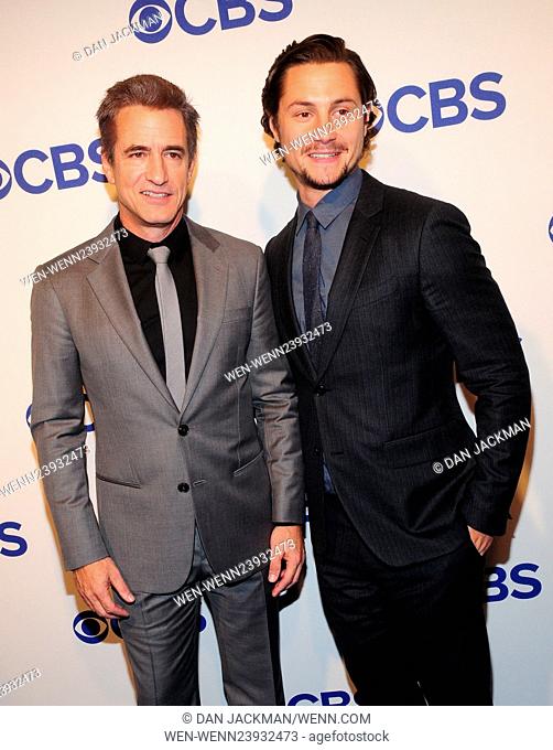 2016 CBS Upfront at The Plaza - Arrivals Featuring: Dermot Mulroney, Augustus Prew Where: New York City, New York, United States When: 18 May 2016 Credit: Dan...