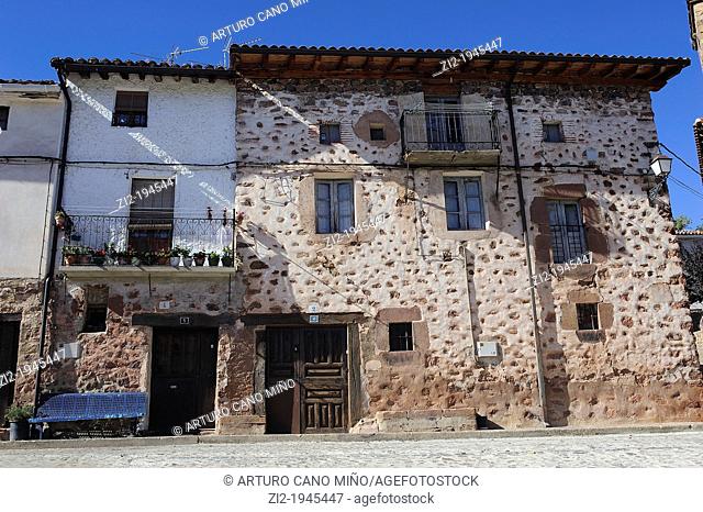 Traditional architecture. Rasillo de Cameros, La Rioja, Spain