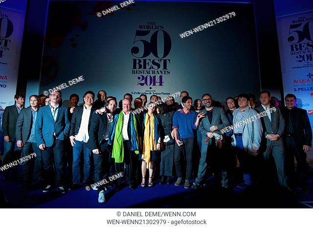 The World's 50 Best Restaurants Awards held at the Guildhall. Featuring: Rene Redzepi, Contestants Where: London, United Kingdom When: 28 Apr 2014 Credit:...