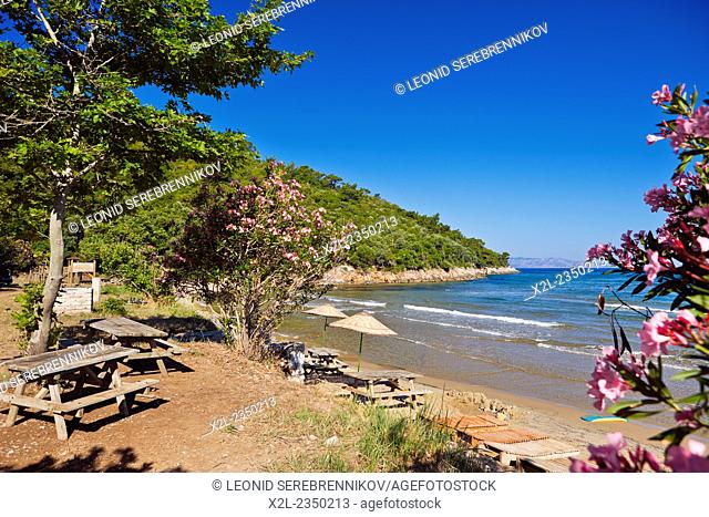 Beach area at Dilek Peninsula National Park, Aydin Province, Turkey