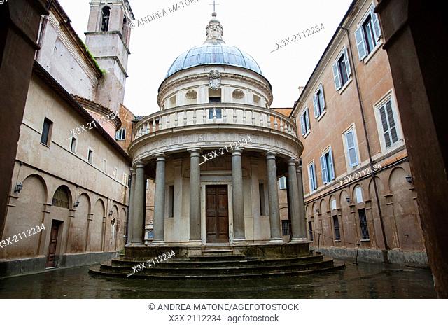 Tempietto del Bramante. San Pietro in Montorio. Rome, Italy