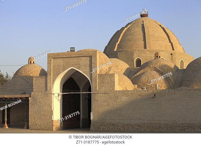 Uzbekistan; Bukhara; Toki Zaragon, bazaar, dome,