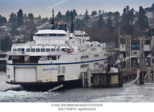 Canada, British Columbia, Vancouver Island, Nanaimo, BC Ferry at Departure Bay