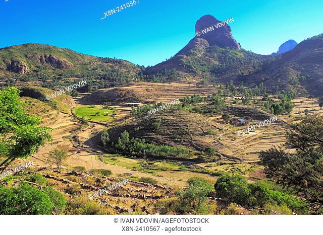 Landscape near Yeha, Tigray region, Ethiopia