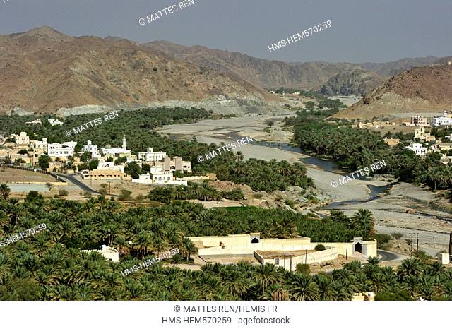 Sultanate of Oman, Al Dakhiliyah Region, Western Hajar Mountains, Wadi Fanja
