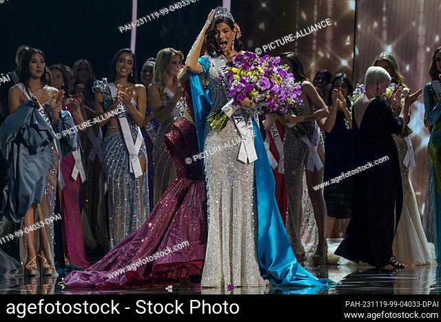 dpatop - 18 November 2023, El Salvador, San Salvador: Miss Nicaragua Sheynnis Palacios is crowned Miss Universe at the 72nd Miss Universe pageant