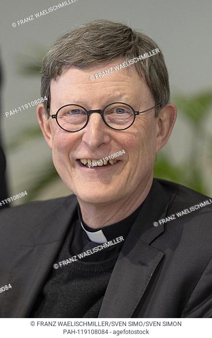 Bishop Rainer Maria WOELKI, Archbishop of Cologne (Koln), portrait, looks straight into the camera with a friendly smile (smiling); Spring General Assembly of...