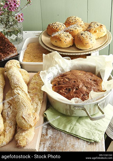 Homemade bread specialities