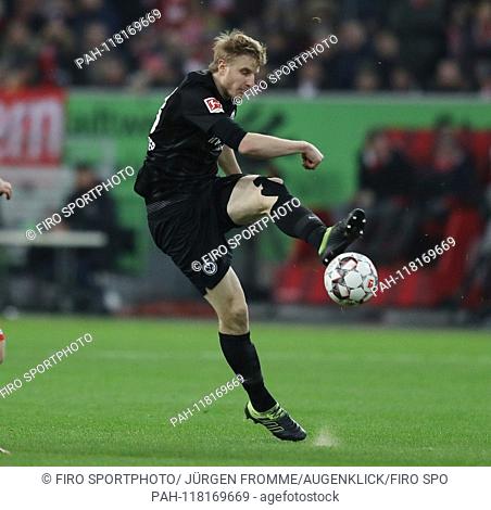 firo: 11.03.2019, Football, 2018/2019, 1.Bundesliga Fortuna Dusseldorf Dusseldorf - Eintracht Frankfurt 0: 3 single action, Martin Hinteregger | usage worldwide