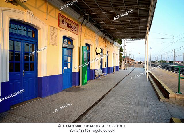 Train station in the town of Almagro, Spain