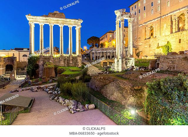 Italy, Lazio, Rome. Roman Forum