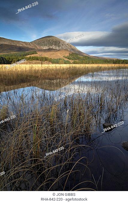 A beautiful autumn morning showing the calm waters of Loch Cill Chriosd, Isle of Skye, Inner Hebrides, Scotland, United Kingdom, Europe
