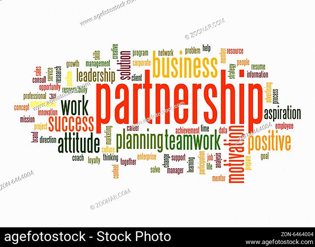 Partnership word cloud