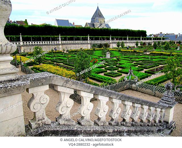 Gardens and Château de Villandry. Its famous Renaissance gardens include a water garden, ornamental flower gardens, and vegetable gardens.