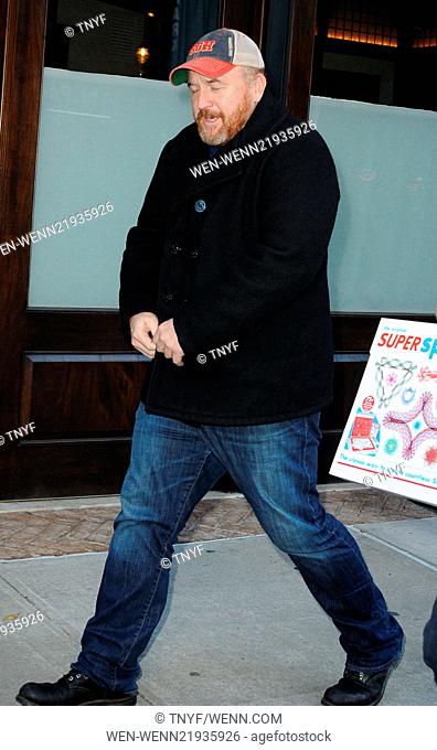 Comedian, Louis C.K. leaving his hotel Featuring: Louis C.K. Where: New York City, New York, United States When: 17 Nov 2014 Credit: TNYF/WENN.com