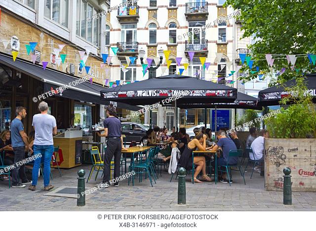Cafe Walvis, Rue Antoine Dansaert, Antoine Dansaertstraat, Senne district, Brussels, Belgium
