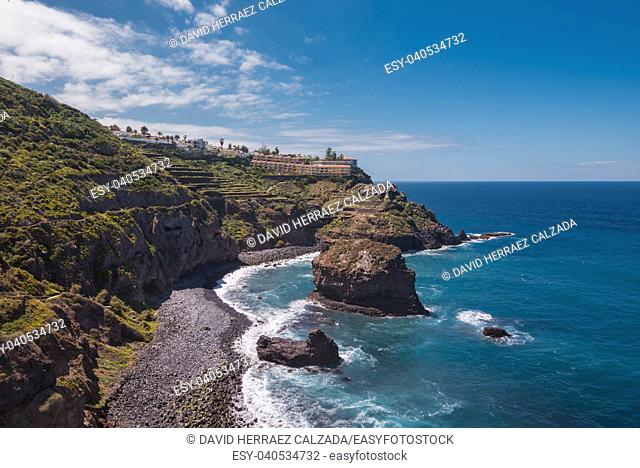 Landscape of north Tenerife island coastline, Canary islands, Spain