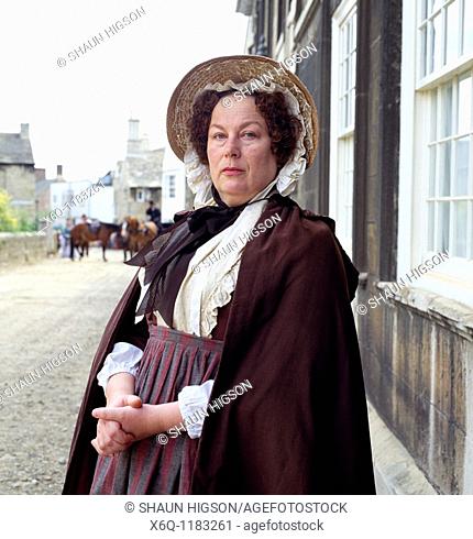 Pam Ferris as Mrs Dollop in a film adaptation of George Eliot's Middlemarch