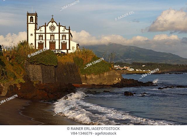 Church and Beach / Sao Roque / Sao Miguel Island / Azores / Portugal