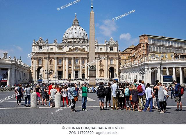 St. Peter's Basilica, St. Peter's Square, vatican, Rome, Italy, Europe, Petersplatz, Petersdom, Rom, Italien, Europa