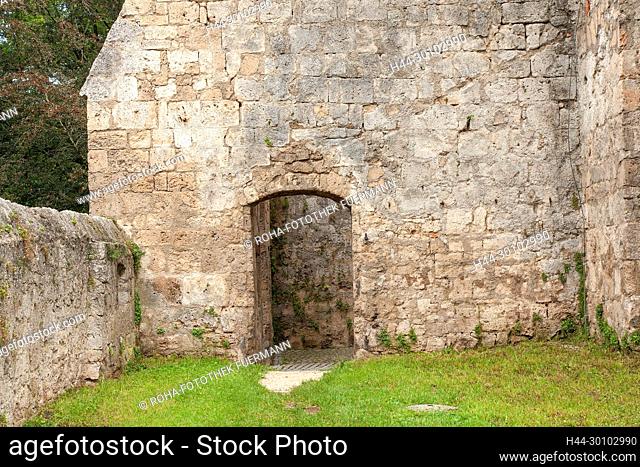Tor - Tür in der Burg Tittmoning