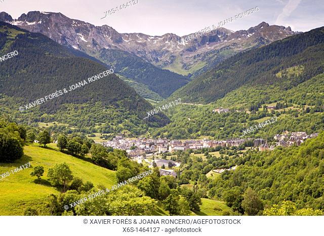 Vielha village, Val d'Aran, Lleida, Spain