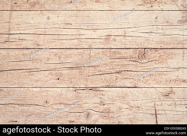 Aged Wood plank background. Grunge outdoor wood surface. Empty template