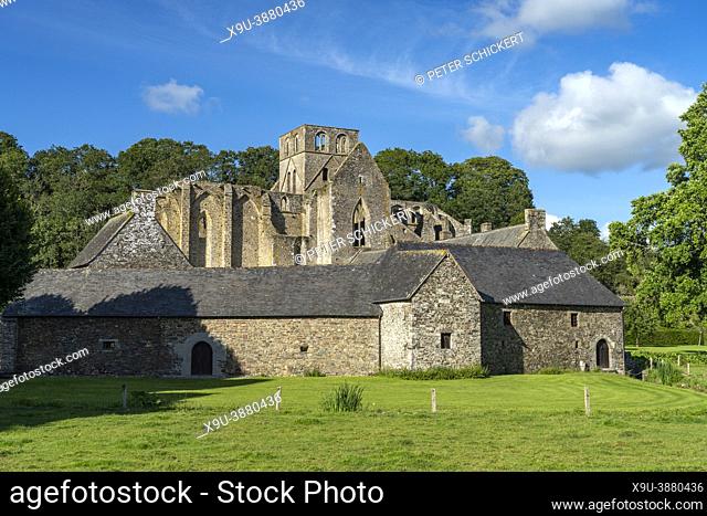 Ruinen der Abtei und Klosterkirche Hambye, Normandie, Frankreich | Hambye Abbey and church ruins, Normandy, France