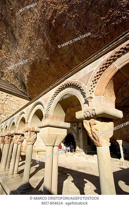 Monastery of San Juan de la Peña, Jaca. Huesca province, Aragon, Spain