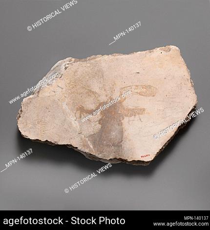 Wall painting fragment with winged figure. Period: Early Imperial, Julio-Claudian; Date: ca. A.D. 14-68; Culture: Roman; Medium: Fresco; Dimensions: Overall: 7...