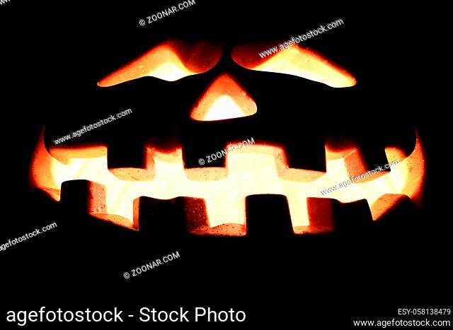 Halloween Pumpkin - Isolated Render on Black Background
