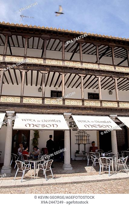 Venta de Tiembles Bar and Restaurant, Main Square; Plaza Mayor; Tembleque; Castilla La Mancha; Spain