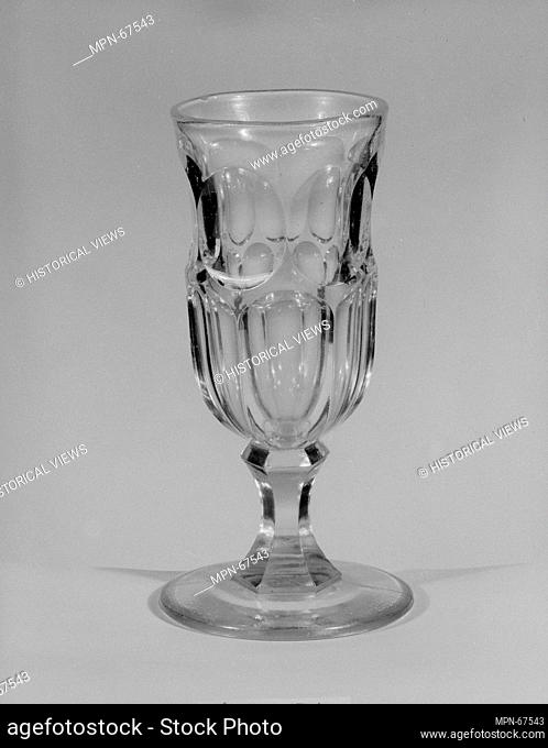 Parfait Glass. Date: 1830-70; Geography: Made in United States; Culture: American; Medium: Pressed glass; Dimensions: H. 5 1/2 in