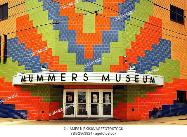 Colorful Entrance to the Mummers Museum, Philadelphia