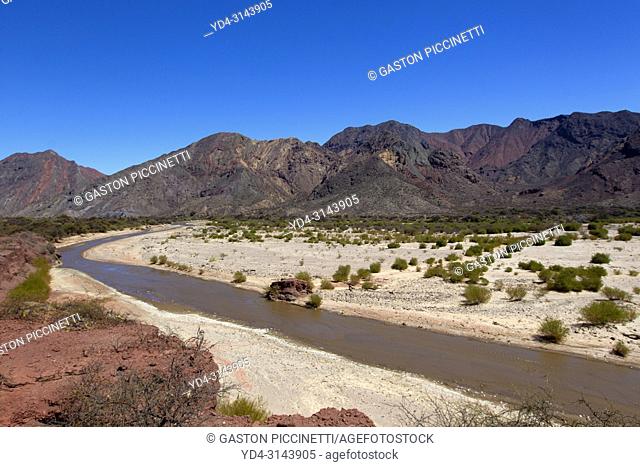 The natural reserve Quebrada de las Conchas, Valles Calchaquíes, Salta, Northwest, Argentina. Located 90 km southwest of the city of Salta