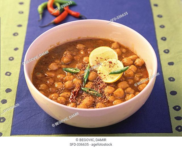 Kabuli Chole Indian chick-pea stew