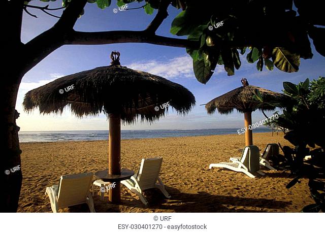 a beach near Nusa Dua in the south of the island Bali in indonesia in southeastasia