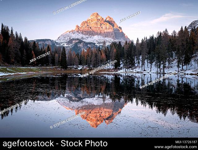 Lago di Antorno in the Dolomites