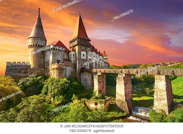 Corvin Castle, Hunedoara, Transylvania, Romania