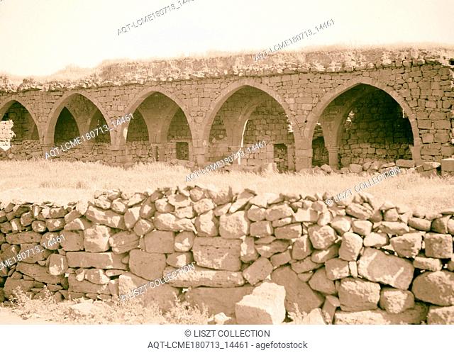 Jebel el-Druze & Hauran. Ezraa. Remains of early Christian Church. 1938, Syria, Izra