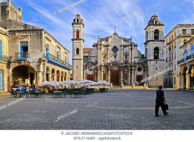 San Cristobal Cathedral square.Habana Vieja.Havana.Cuba