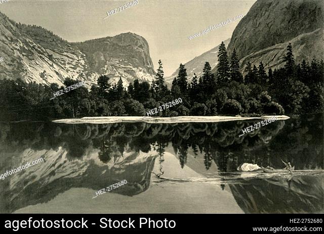 'Mirror Lake, Yosemite Valley', 1872. Creator: Samuel Valentine Hunt