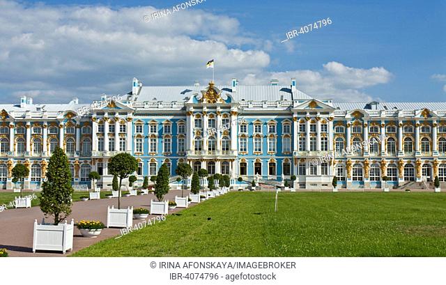 Catherine Palace, Tsarskoye Selo, Pushkin, Saint Petersburg, Russia