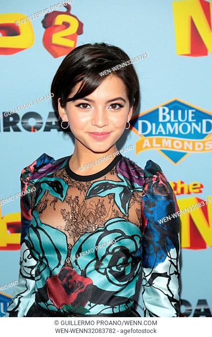 Premiere of 'The Nut Job 2: Nutty by Nature' at Regal Cinemas LA Live in Los Angeles, California. Featuring: Isabela Moner Where: Los Angeles, California